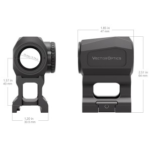 Коллиматор Vector Optics Scrapper 1x20 Micro, точка 3 МOA красная арт.: SCRD-69 [VECTOR OPTICS]